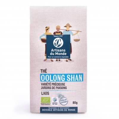Organic Oolong shan tea, 80 g loose-leaf