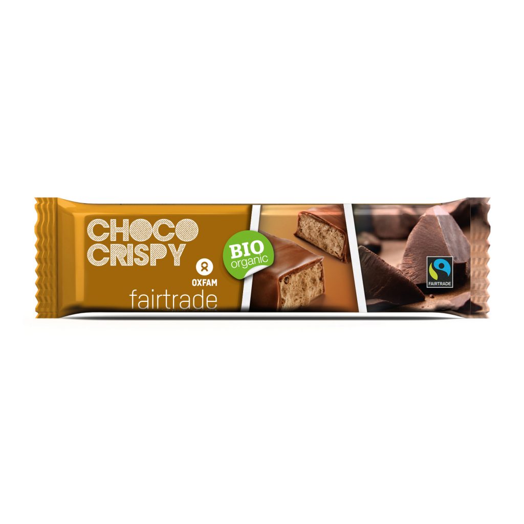 Barre chocolat-crispy bio