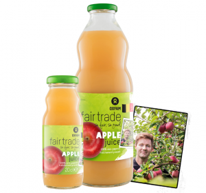 Jus de pommes de Oxfam Fair Trade